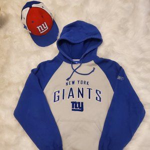 NY GIANTS HAT & SWEATSHIRT!  GREAT GIFT!!!